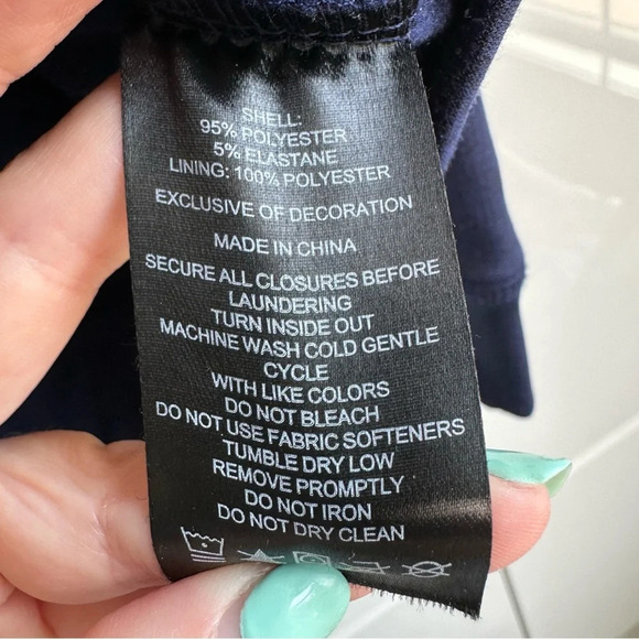 Eddie Bauer Mens FreeDry Jacket Hoodie Size Large Zip Front Navy - Picture 6 of 6